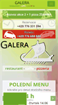 Mobile Screenshot of galera-pizzerie.cz